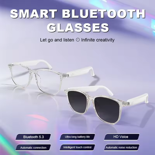 Smart Bluetooth Glasses Polarized Sun Sunglasses Music Navigation Anti UV Radiation Blue Light Blocking Call Functionality