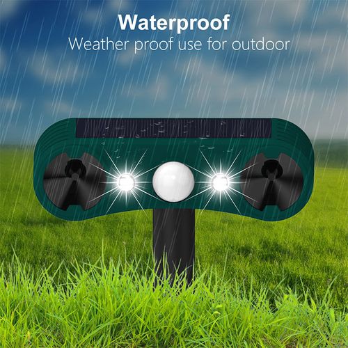 Solar Motion Sensor Outdoor Animal for Repelling