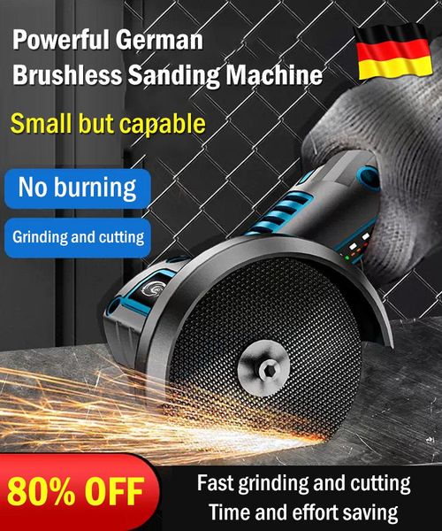 Mini Brushless Angle Grinder- Two batteries
