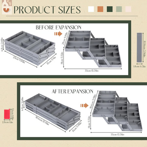 Smart Drawer Organizer, Multi-Level