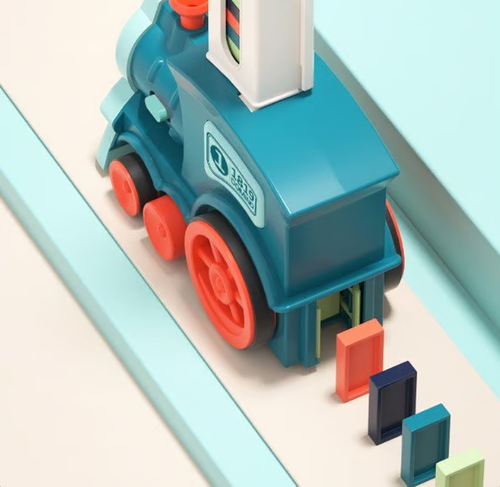 🔥 Dominoes Automatic Domino Train Educational Toy