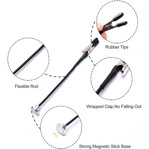 MagStand Pro Magnetic Helping Hands Soldering Tool - Adjustable Alligator Clip Holder