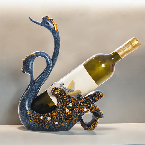 ⏰Swan Wine Bottle Holder Rack