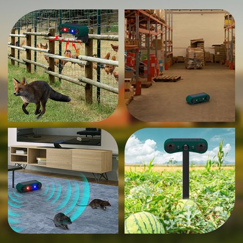 Solar Motion Sensor Outdoor Animal for Repelling