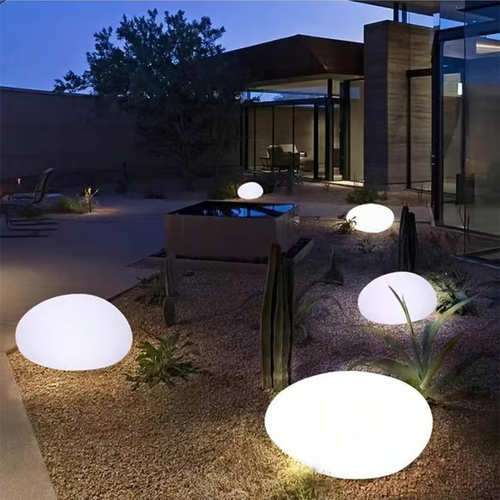 🔥Solar Powered Stone Garden Light-2pcs