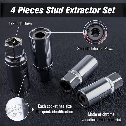 4 PCS Stud Extractor Set