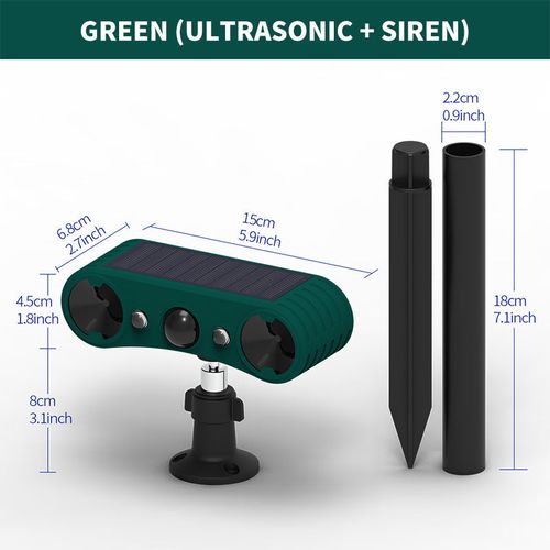 Solar Motion Sensor Outdoor Animal for Repelling