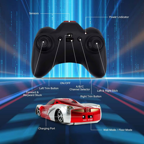 High - tech Remote - Wall Climbing Car🏎️| Easily climbs on any smooth surface, take play to a new level 🚀