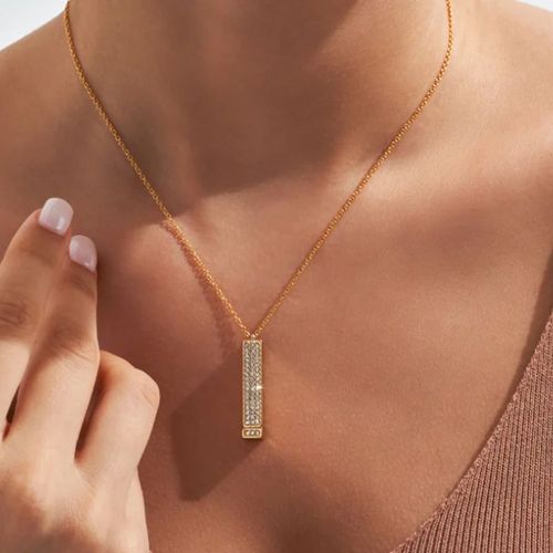 💖Nice Gift! I Love You -Hidden Message Necklace（ Without gift box）