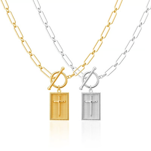 🔥✝️ Stylish Cross Necklace
