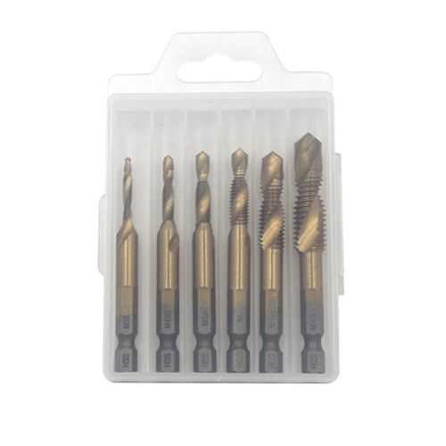 6PCS Multipurpose Samengestelde Spiraal Tap Set