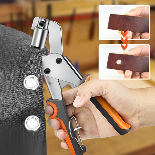 Eyelet pliers for tarpaulins