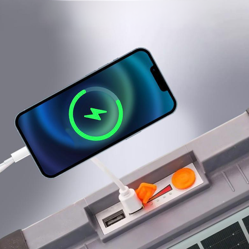 Portable & Multifunctional Solar-Powered LED Flood Light