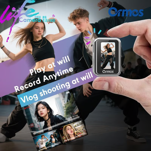 2025  Mini Action Camera - Portable 640P Life Camera with 0.96 IPS Screen for Sports & Outdoor