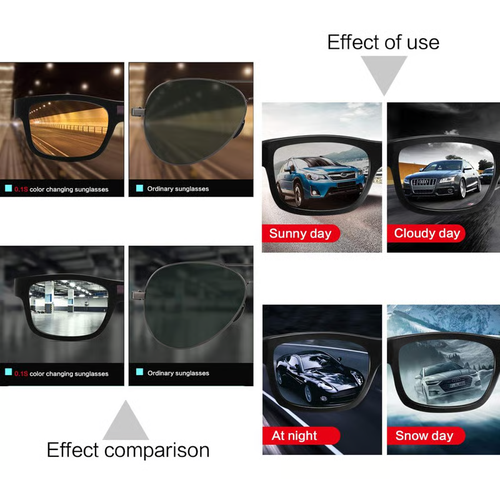 💥🏆Hot new models😎Classic Smart Photochromic Polarized Sunglasses