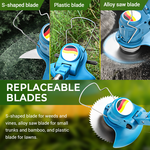 Multifunction Cordless Grass Trimmer Kit
