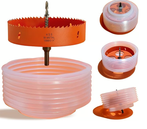 🔥Hole Saw Dust Bowl With handle