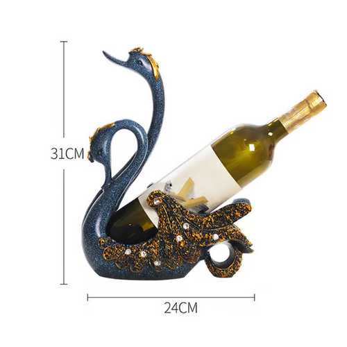 ⏰Swan Wine Bottle Holder Rack