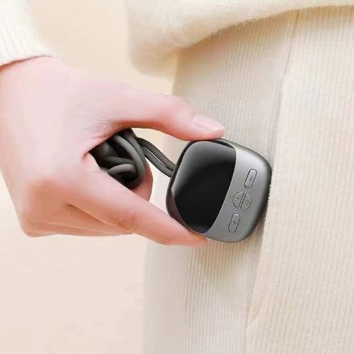 Portable neck massager with heat