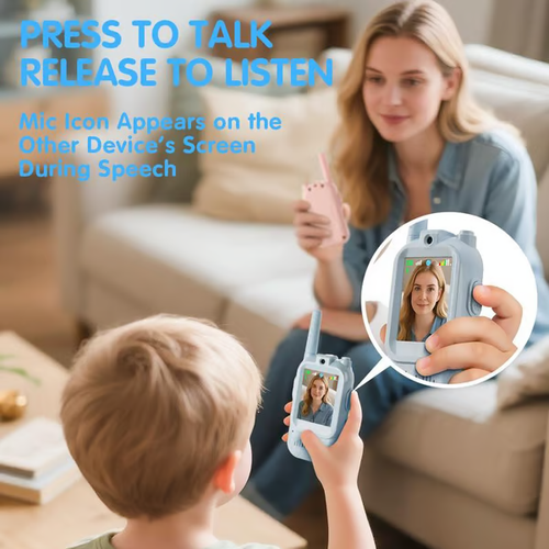 ⭐ Kids Video Walkie Talkies – 2 Pack