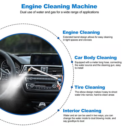 Air & Water Cleaning Gun