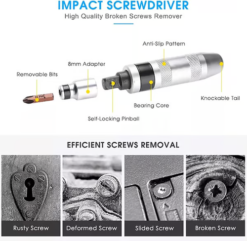 🔧 13PCS Heavy-Duty Impact Driver Set