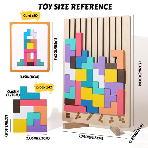Wooden Stacking Puzzle Toy