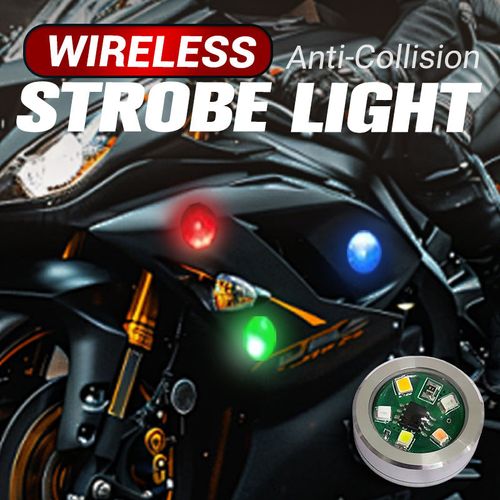 Colorful Wireless Anti-Collision Strobe Light-2pcs