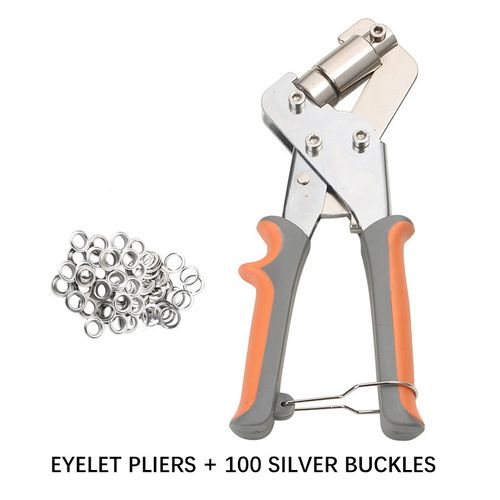Eyelet pliers for tarpaulins