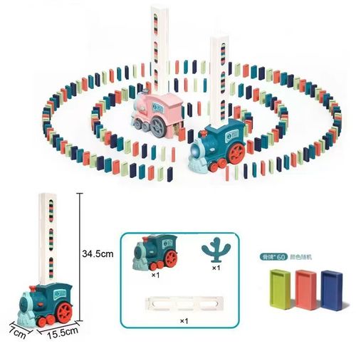🔥 Dominoes Automatic Domino Train Educational Toy