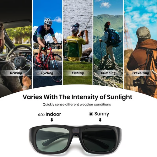 💥🏆Hot new models😎Classic Smart Photochromic Polarized Sunglasses