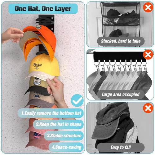 📢🔥Hat Organizer for Baseball Caps