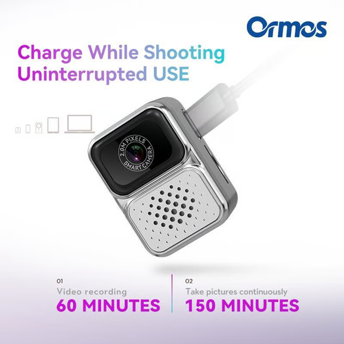 2025  Mini Action Camera - Portable 640P Life Camera with 0.96 IPS Screen for Sports & Outdoor