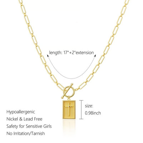 🔥✝️ Stylish Cross Necklace