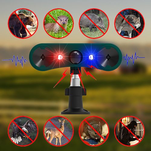 Solar Motion Sensor Outdoor Animal for Repelling