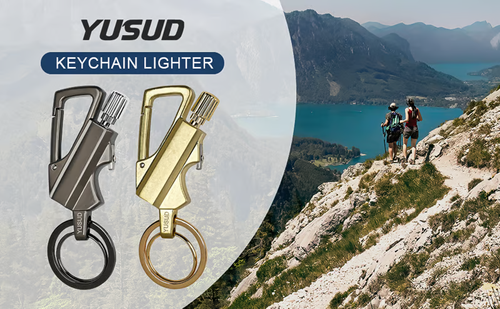 Infinity Lighter with Multitool Keychain Bottle Opener
