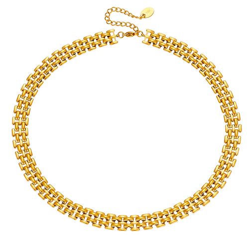 Colares feminine stainless steel necklace women gold plated custom necklace jewelry Collier en acier inoxyable  2025