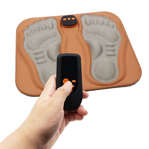 3D Foot Reflexology Mat with Microcurrent Pulse Technology Automatic Foot Spa Machine for Calf and Sole Massage Acupuncture Point Stimulation