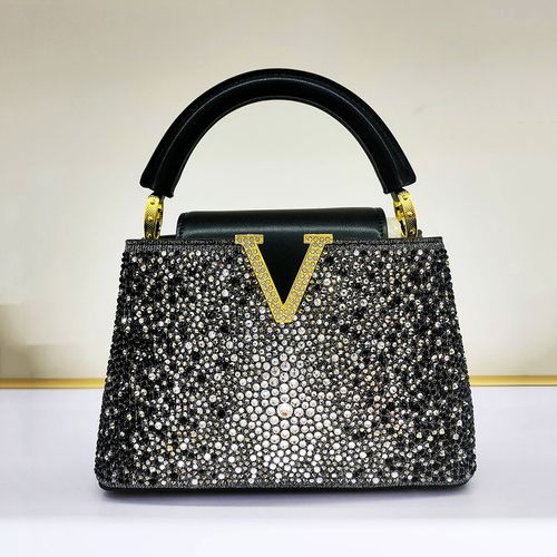 2025 Luxury Ladies' New European & American Style Mini Diamond-Studded Clutch Bag with Flip-Top, Vintage Shoulder Crossbody Bag