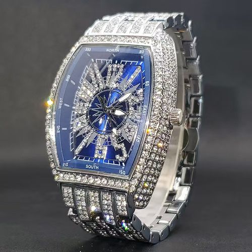 🔥 AFRICAN NIGHT STAR - GLOW LIKE A KING IN THE DARK! 47mm Barrel Men's Watch with Japan Movement ✨ Super-Bright Night Glow | 💧 30M Waterproof | 💰 Gold-Plated Luxury