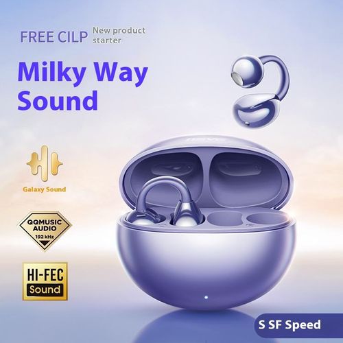 M91 Ear Clip Audionic Earbuds Ear Clip Air Conduction HiFi Stereo Wireless Headphone Gaming Sports Earphones