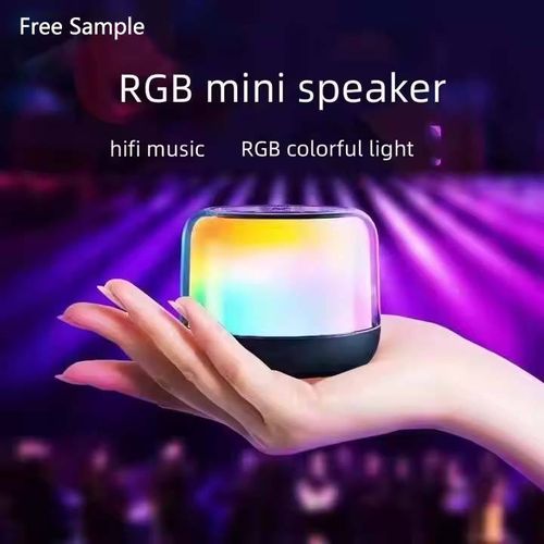 Hot Sale Popular Waterproof Stereo Bt Outdoor Wireless Dj Party Mini Smart Portable Gaming Colorful LED Speaker