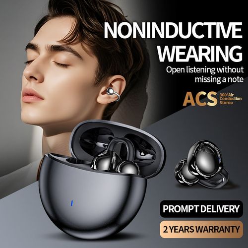 M91 Ear Clip Audionic Earbuds Ear Clip Air Conduction HiFi Stereo Wireless Headphone Gaming Sports Earphones
