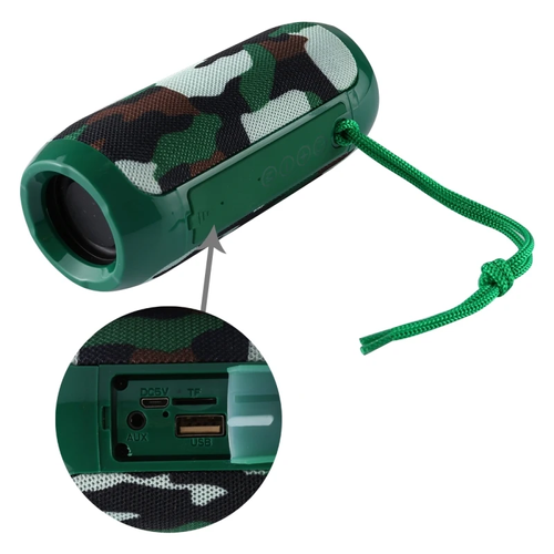 Portable Waterproof Bt Speaker Outdoor Subwoofer Bass Wireless Speakers Mini Column Box Loud Speaker