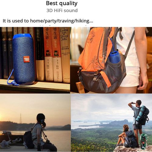 Portable Waterproof Bt Speaker Outdoor Subwoofer Bass Wireless Speakers Mini Column Box Loud Speaker