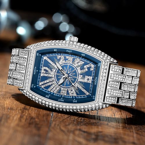 🔥 AFRICAN NIGHT STAR - GLOW LIKE A KING IN THE DARK! 47mm Barrel Men's Watch with Japan Movement ✨ Super-Bright Night Glow | 💧 30M Waterproof | 💰 Gold-Plated Luxury