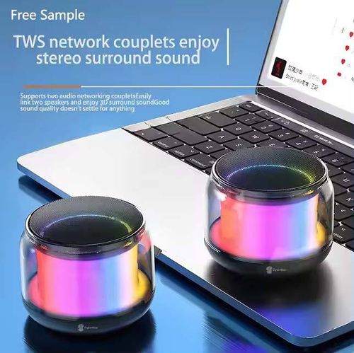 Hot Sale Popular Waterproof Stereo Bt Outdoor Wireless Dj Party Mini Smart Portable Gaming Colorful LED Speaker