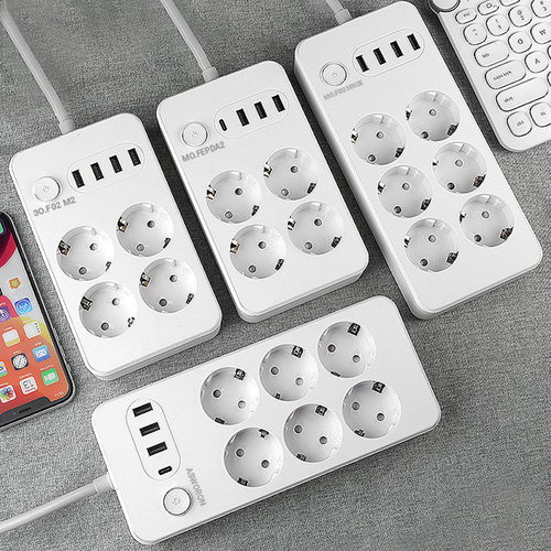 Conectores elétricos para tomadas domésticas Conectores retardadores de chama