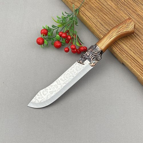 Faca de chef artesanal com design de cabeça de dragão Conjunto de facas de cozinha profissionais com faca para desossar