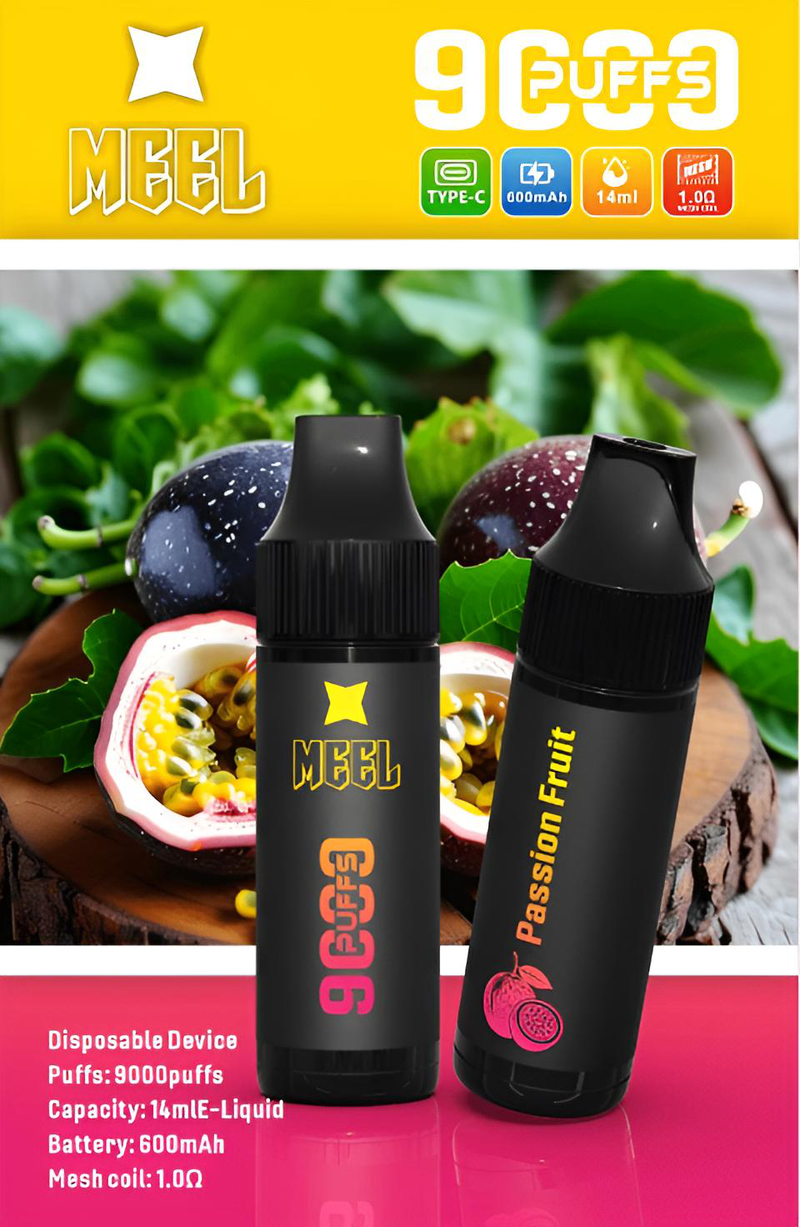 Meel 9000 Puffs 拋棄式電子煙 可充電一次性煙桿 台灣現貨